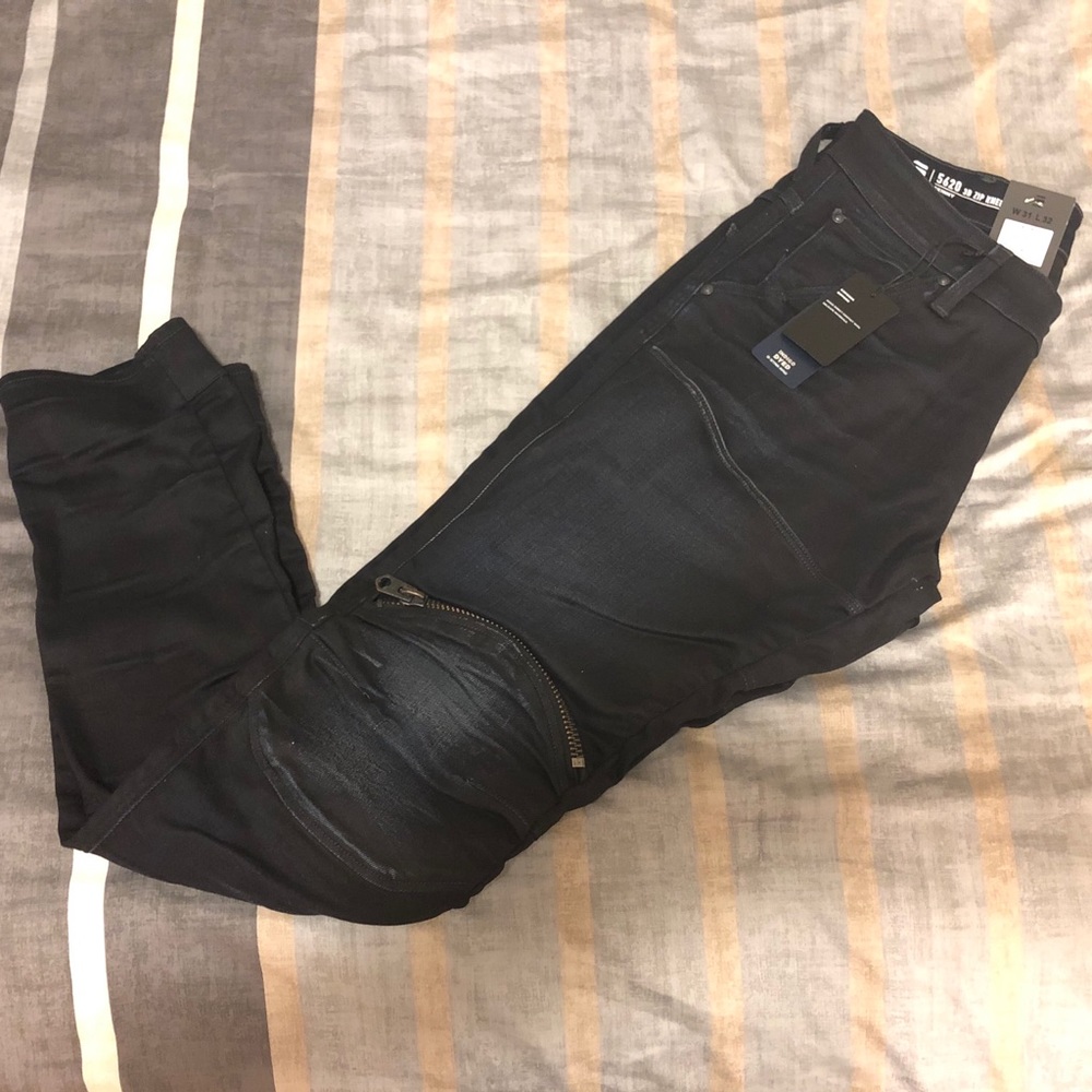 GSTAR 5620 3D Zip Knee Skinny